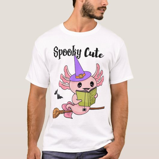おばけみたいなかわいいアショワカゲハロウィン Tシャツ (正面)