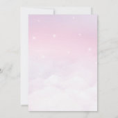 おばけやゴーストのハロウィン性別発表パーティー 招待状 (裏面)