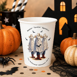 おばけカウボーイのウエスタンハロウィン 紙コップ