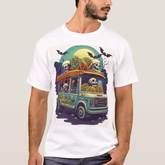 おばけタコトラック Tシャツ (正面)