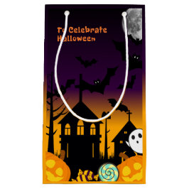 おばけハロウィンナイトギフトバッグ スモールペーパーバッグ