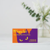 おばけハロウィン子猫 名刺 (スタンド正面)