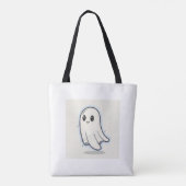 おばけハロウィン落書きトートバッグ トートバッグ (裏面)
