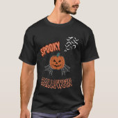 おばけハロウィンTシャツ 可愛いおばけの季節のシャツ Tシャツ (正面)