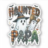 おばけパパのハロウィンデザイン シール (正面)