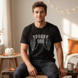 おばけパパ ヴィンテージ スケルトン ハロウィン Tシャツ