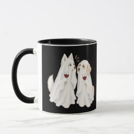 おばけワインゴシップ犬マグカップ マグカップ