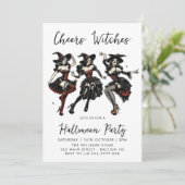 おばけ女の大人のハロウィンパーティー 招待状 (スタンド正面)