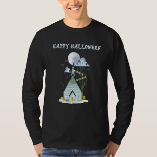 おばけ屋敷のラクチンなハロウィンコスチューム 怖い 気持ち悪い Tシャツ