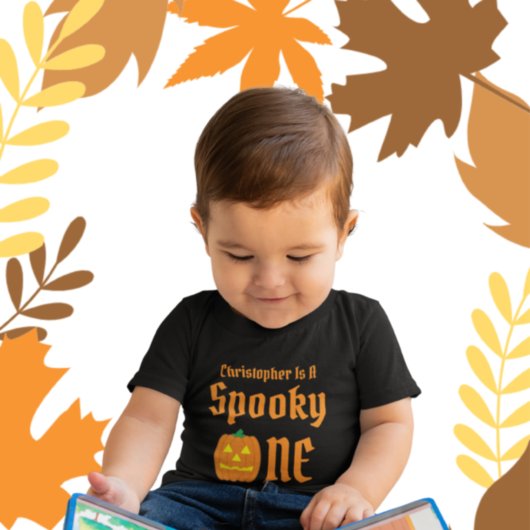 おばけ1歳の誕生日 ベビーTシャツ