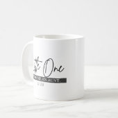 おばさんおめでとう妊娠発表ギフト コーヒーマグカップ (正面左)