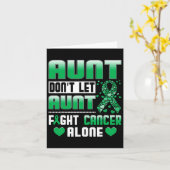 おばさんががん単独の胆管Cと戦うことを許可しない カード (黄色い花)