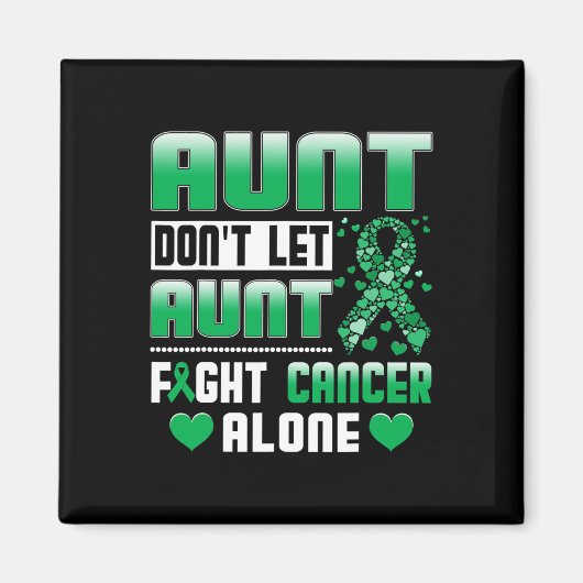 おばさんががん単独の胆管Cと戦うことを許可しない マグネット (正面)