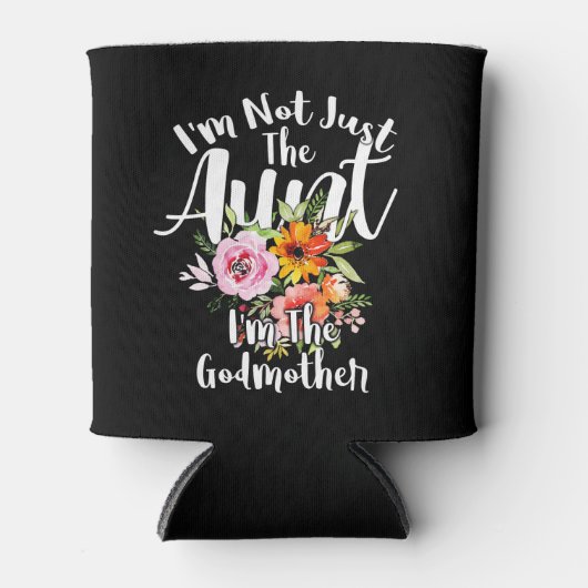 おばさんじゃなくてゴッドマザーのおばさん 缶クーラー (正面)