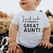 おばさんにかわいい素晴らしベビープレゼント ベビーボディスーツ