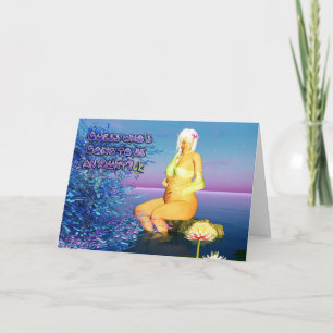 おばさんになるおめでとう カード