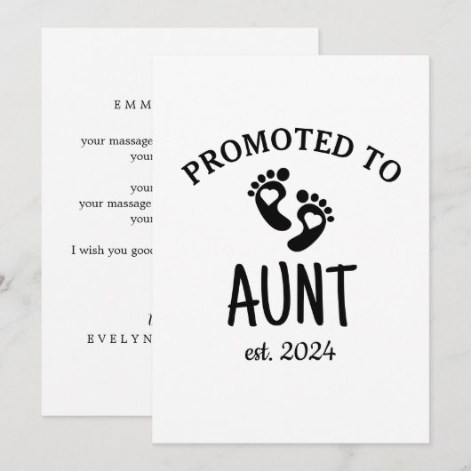 おばさんに昇格 / おしゃれハートおばさんに シーズンカード (正面/裏面)