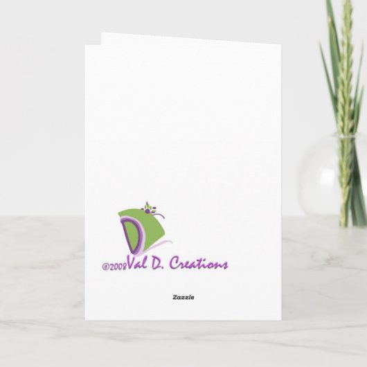 おばさんのためのクリスマスグリーティングカード シーズンカード (裏面)