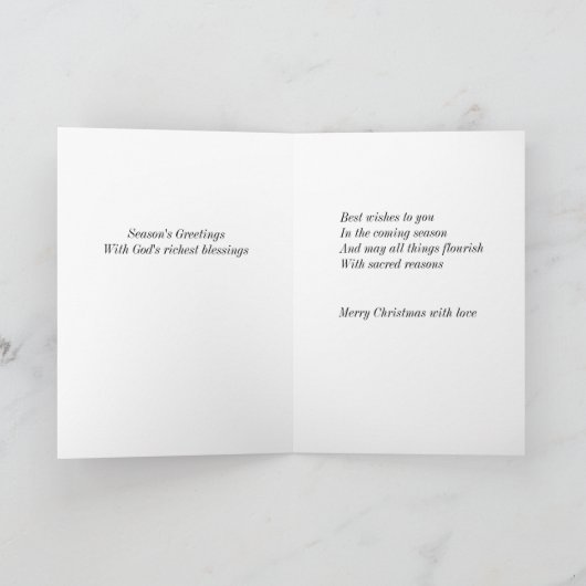 おばさんのクリスマスカード シーズンカード (内部)