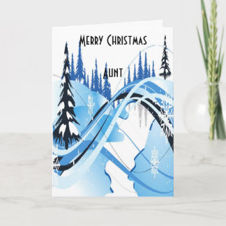 おばさんのクリスマスカード シーズンカード