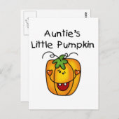 おばさんのリトルパンプキンTシャツとギフト ポストカード (正面/裏面)