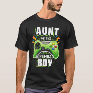 おばさんの誕生日少年のマッチング動画ゲーマーバット Tシャツ