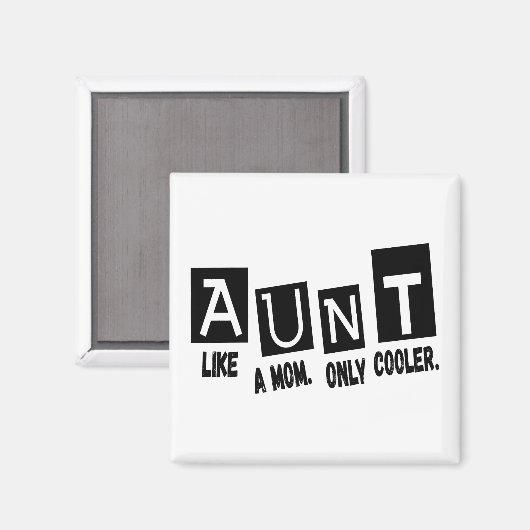 おばさんはお母さんばかりクールだ マグネット (正面/裏面)