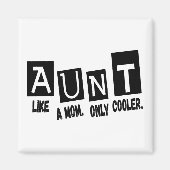 おばさんはお母さんばかりクールだ マグネット (正面)