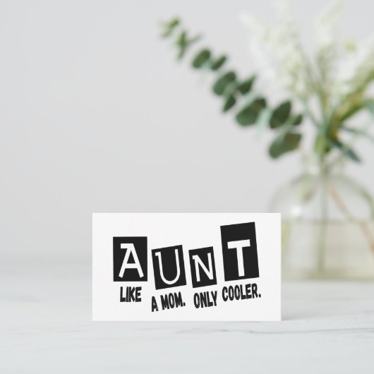 おばさんはお母さんばかりクールだ 名刺 (スタンド正面)