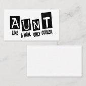 おばさんはお母さんばかりクールだ 名刺 (正面/裏面)