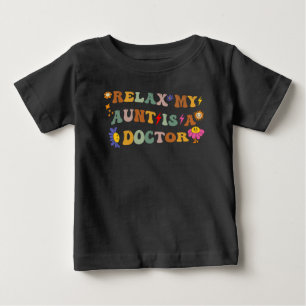 おばさんは医者だよ キッズTシャツ おもしろい 子供 ベビー ベビーTシャツ
