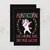 おばさんは普通のおばさんのように、もっと多く素晴らしの 出欠カード (正面/裏面)