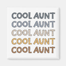 おばさんカッコいいがモダンおばさんへのかわいいプレゼント マグネット