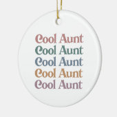 おばさんカッコいいレトロかわいいプレゼントおばさん セラミックオーナメント (左)