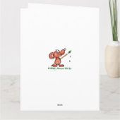 おばさんクリスマスウィーズ&ラブ《鳥》アメリカゴガラバード カード (裏面)