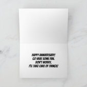 おばさんグッシー記念日カード カード (内部)