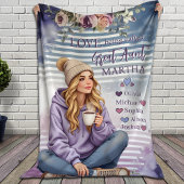 おばさんパーソナライズされたブランケット、おばさんクリスマスプレゼント フリースブランケット