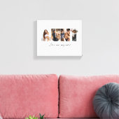 おばさんフォトコラージュのキャンバス印刷 キャンバスプリント (インサイチュ (リビング))