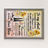 おばさんプレゼント |姪からの叔母への手紙 ジグソーパズル (横)