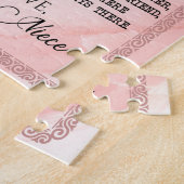 おばさんプレゼント |姪からの叔母への手紙 ジグソーパズル (側面)