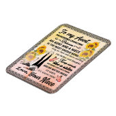 おばさんプレゼント |姪からの叔母への手紙 マグネット (左側)