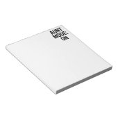 おばさんモードオンおもしろい – 家族のユーモア ノートパッド (アングル)