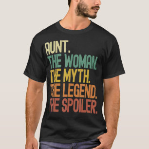 おばさん女性神話の伝説スポイラー女おもしろい女の子 Tシャツ