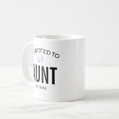 おばさん妊娠発表に昇進する コーヒーマグカップ (正面左)