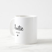 おばさん妊娠発表ギフト コーヒーマグカップ (正面左)