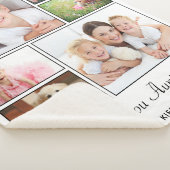 おばさん愛あなた6写真コラージュ シェルパブランケット (3/4)