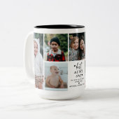 おばさん最高のEver 7-Photoコラージュの個人メッセージ ツートーンマグカップ (正面左)