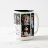 おばさん最高のEver 7-Photoコラージュの個人メッセージ ツートーンマグカップ (正面右)