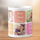 おばさん最高のEver Photos Pink Orange コーヒーマグカップ