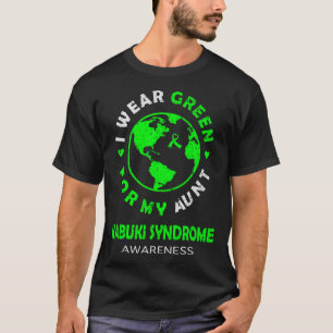 おばさん歌舞伎衣服認識度GREEN Tシャツ